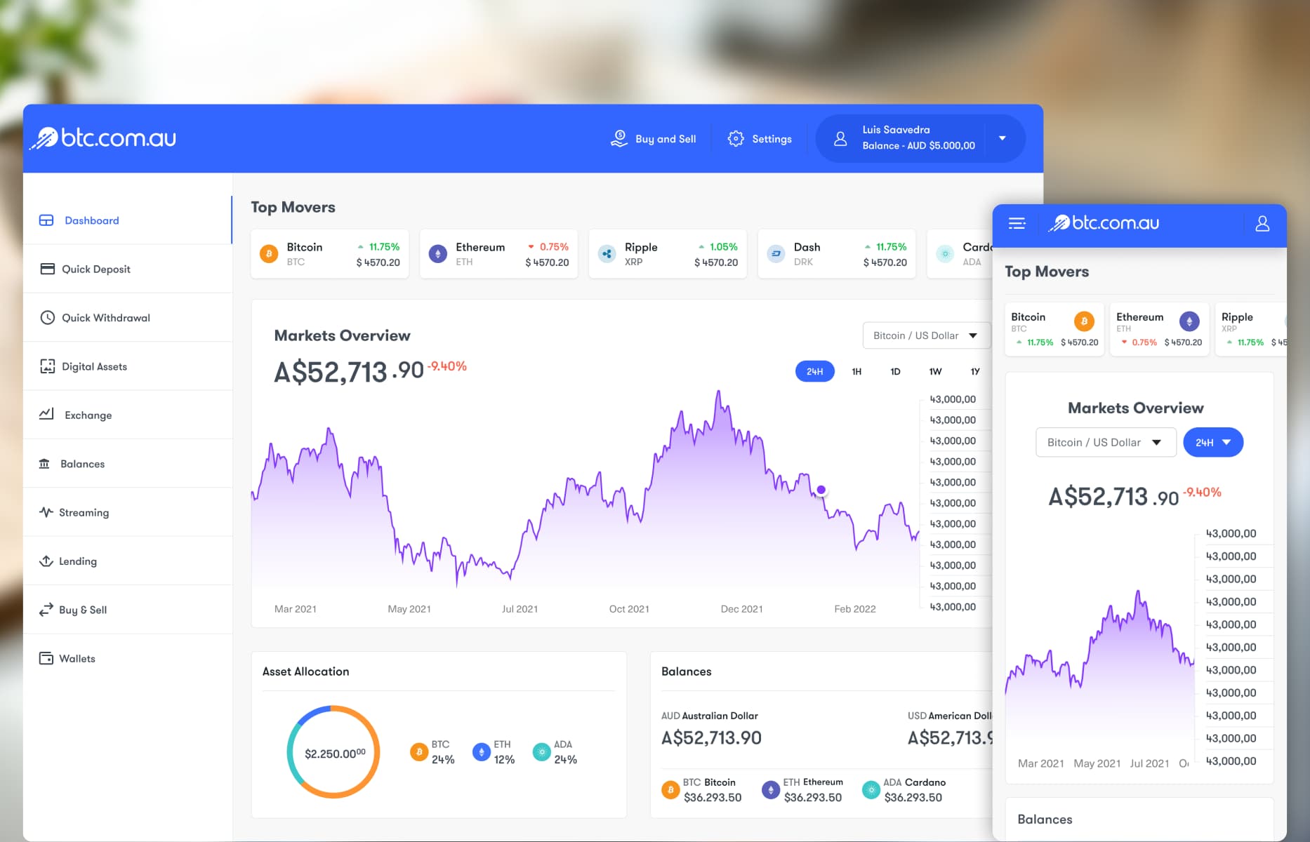 2. Real-Time Portfolio Dashboard That Makes Sense